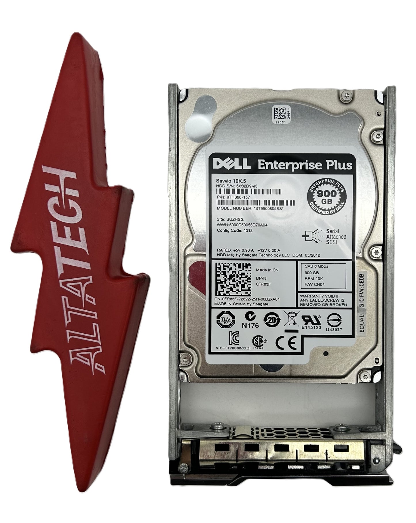 Dell FR83F-EQL 900GB 10K SAS 2.5 6G 9TH066-157 EP+, Used