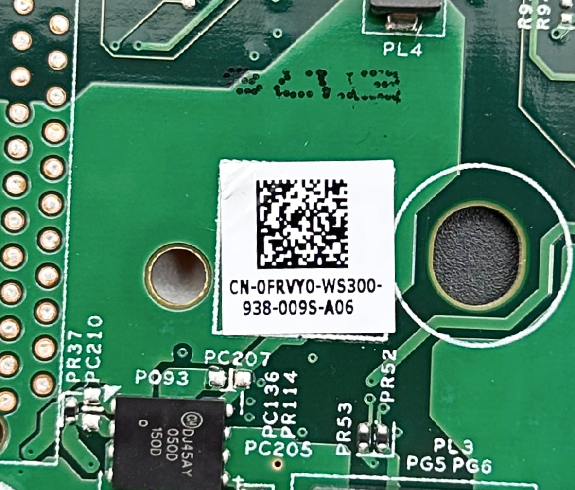 Dell FRVY0 SYSTEM BOARD, V4 R230, Used