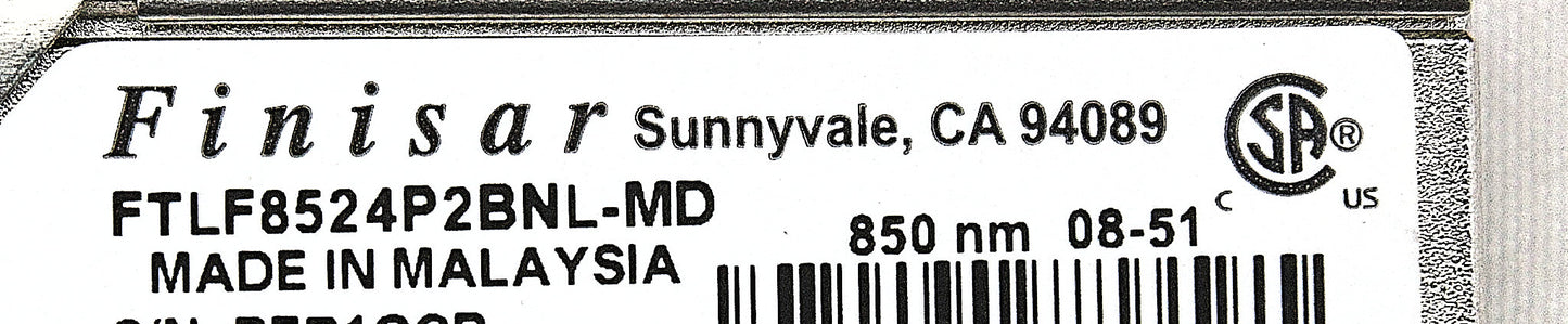 Dell FTLF8524P2BNL-MD 4GB SFP Transceiver Finisar, Used
