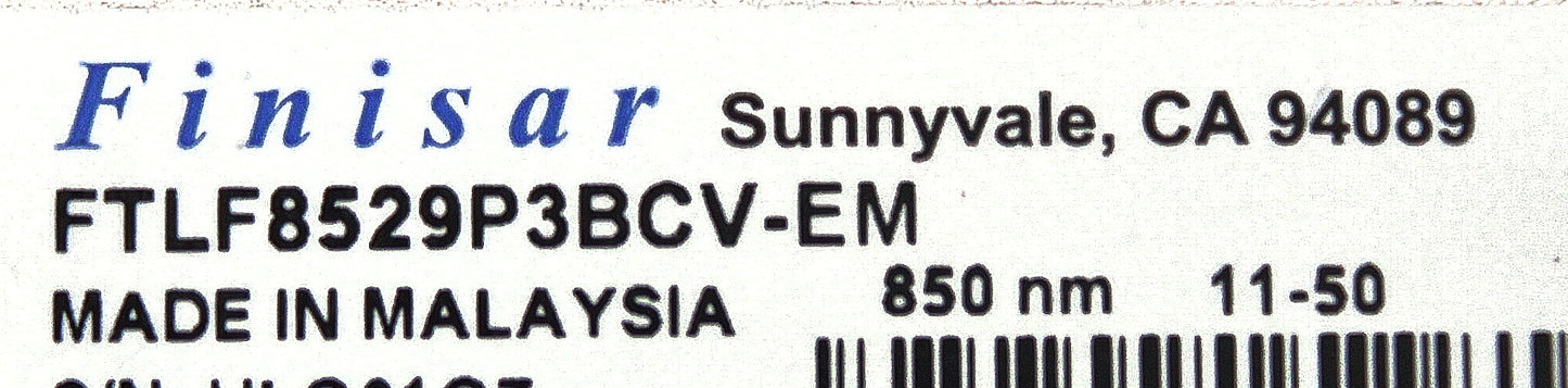 Dell FTLF8529P3BCV-EM 16GB SFP+ OPTICAL FINISAR , Used