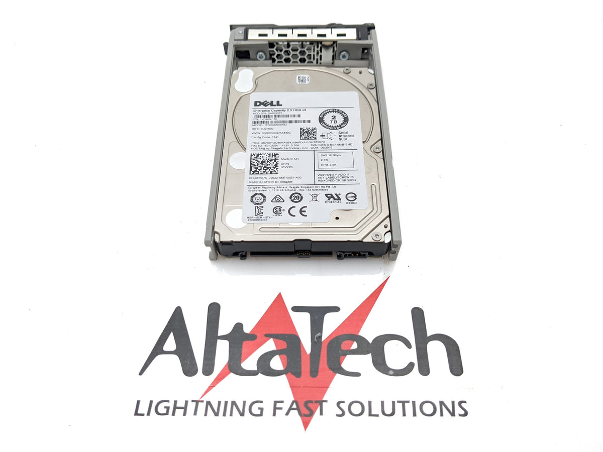 Dell 0FVX7C 2TB SAS 7.2K 2.5 12G, Used