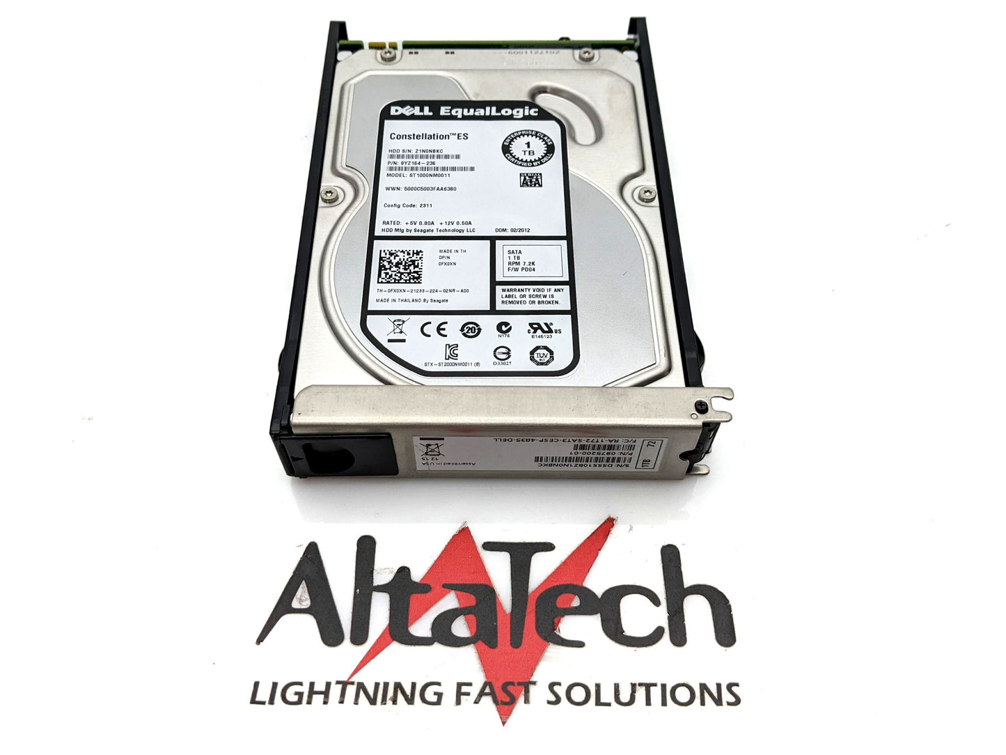 Dell FX0XN-EQL Equallogic 1TB 7.2K SATA 3.5 6G, Used
