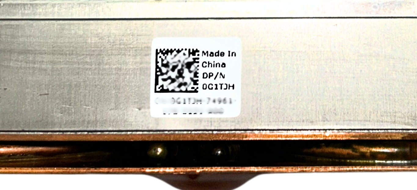 Dell G1TJH HEATSINK FOR R610 V2, Used