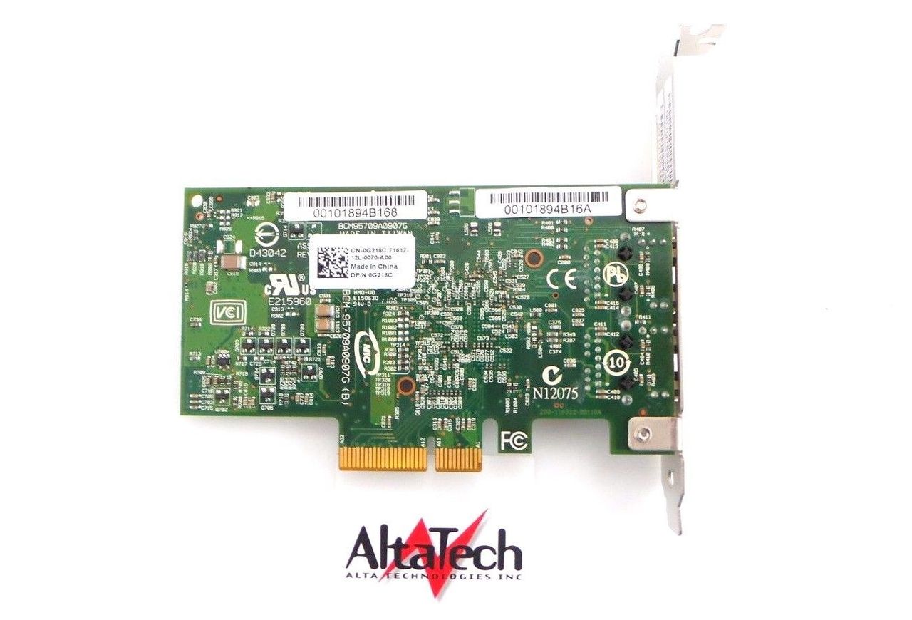 Dell G218C 5709C 1GB Dual-Port Network Adapter, Used