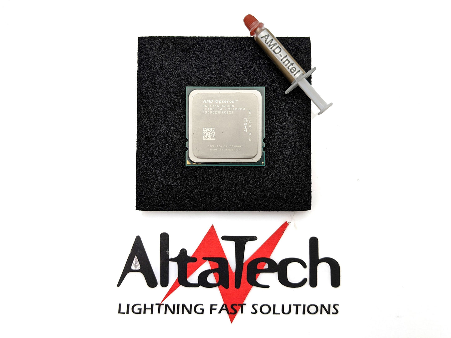 Dell 0G373T AMD OS2435WJS6DGN Opteron 2435 2.60Ghz 6 Core 6MB Processor w/ Thermal Grease, Used