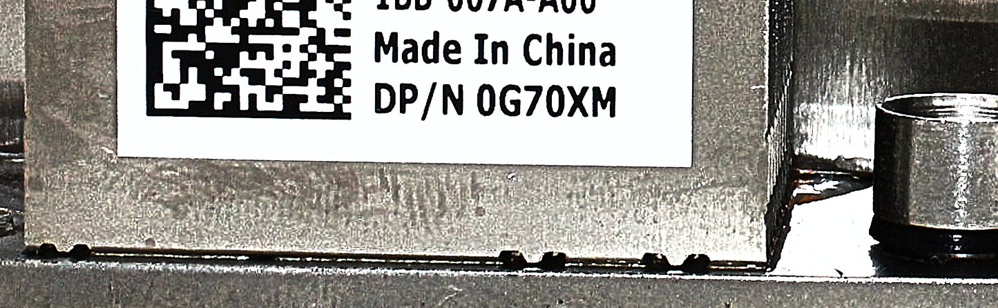 Dell G70XM Heatsink Assy CPU#1 R540, Used