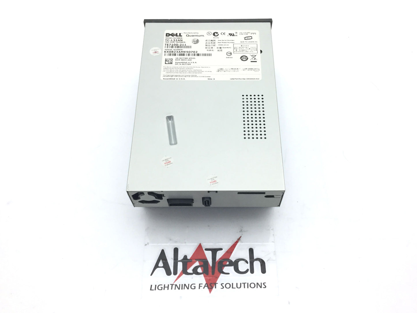 Dell 0G776M Ultrium LTO3-060 SAS Internal Tape Drive, Used