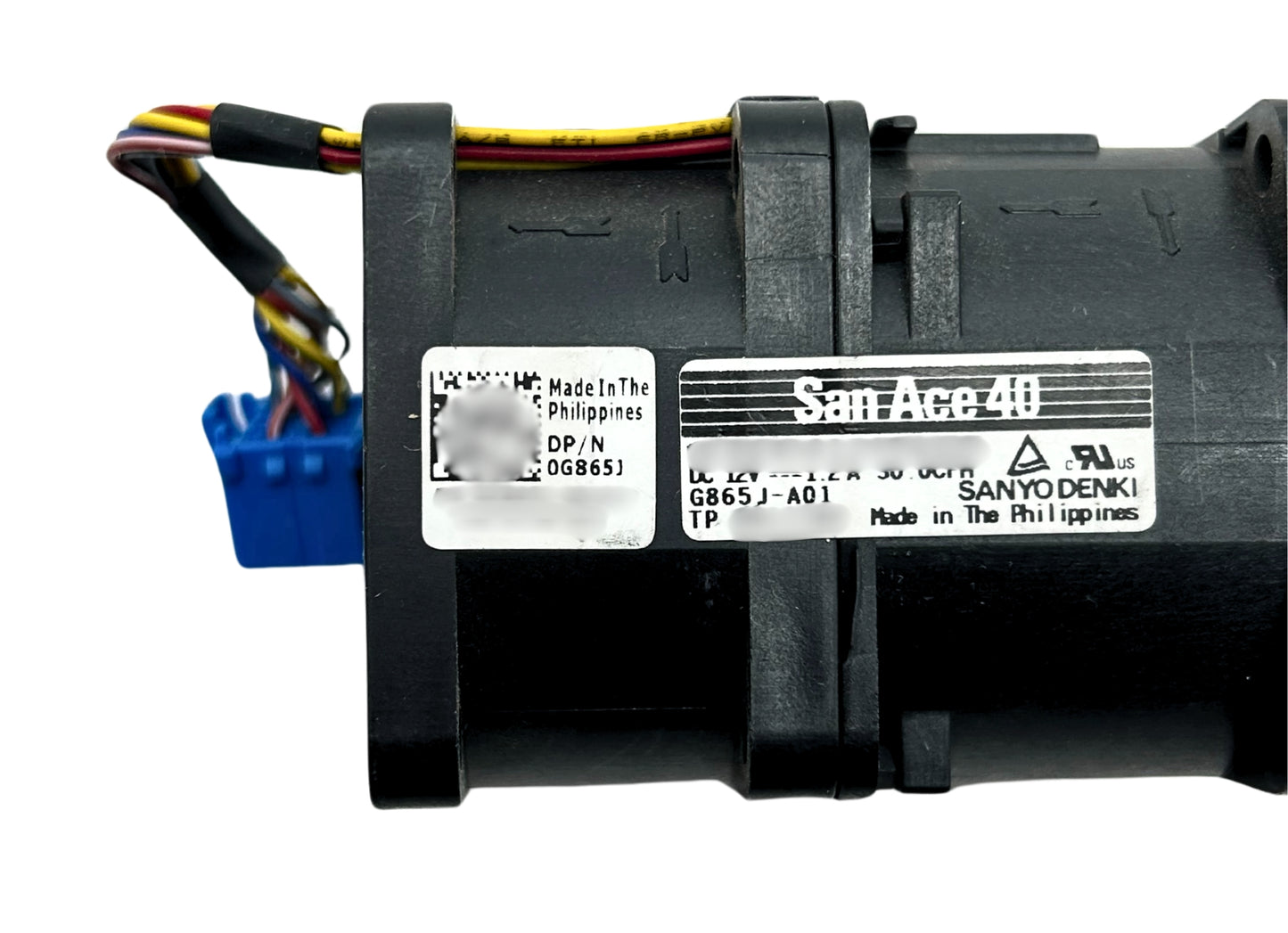 Dell G865J FAN ASSEMBLY FOR R410, Used