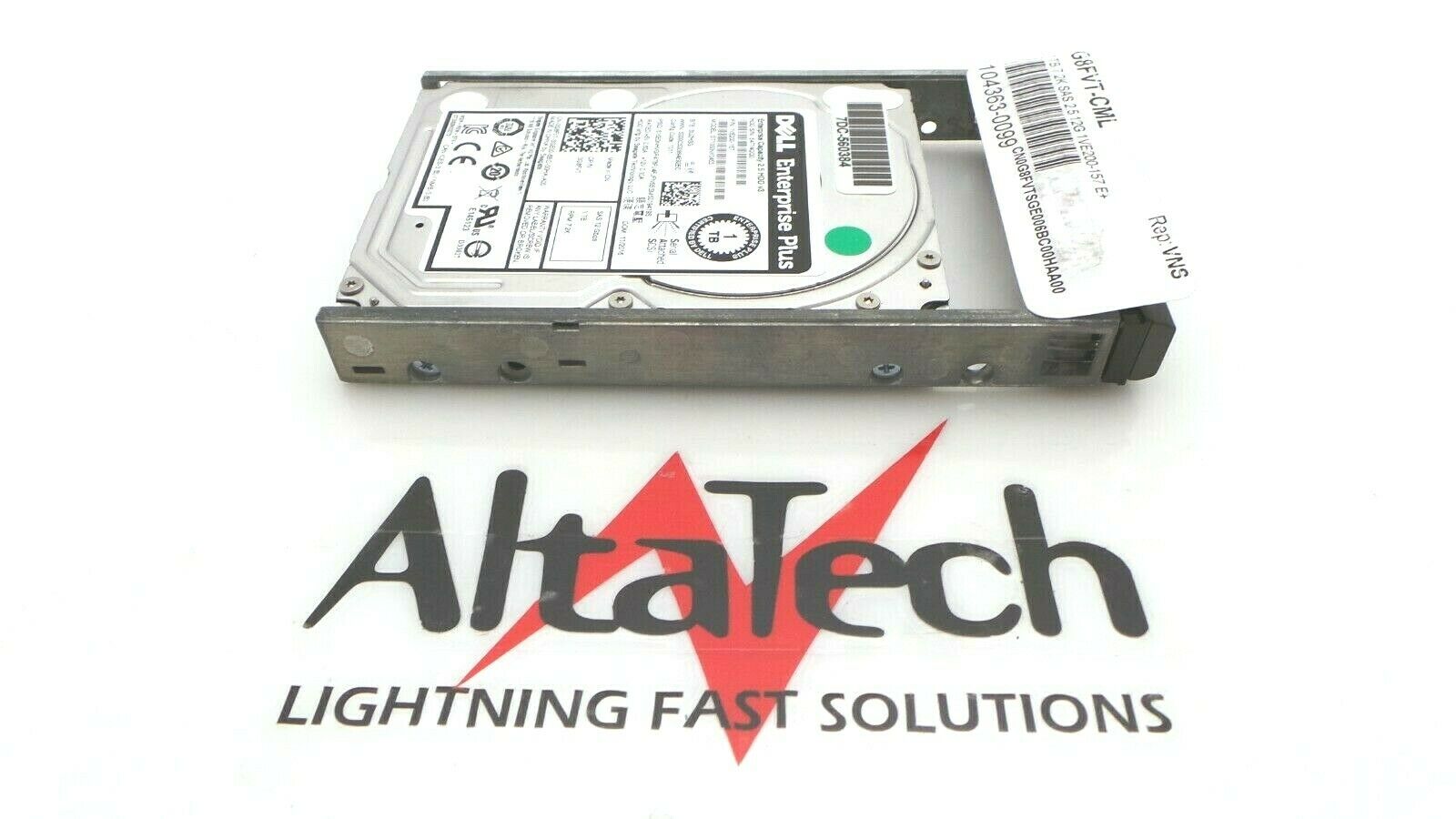 Dell G8FVT-CML Compellent 900GB 7.2K SAS 2.5" 12G, Used