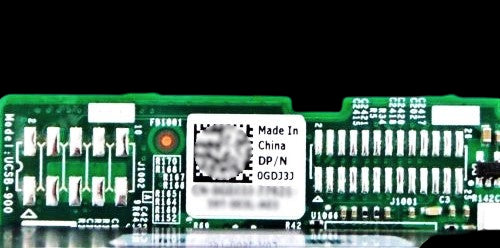 Dell GDJ3J PERC H330 Mini Mono RAID Controller Card, Used