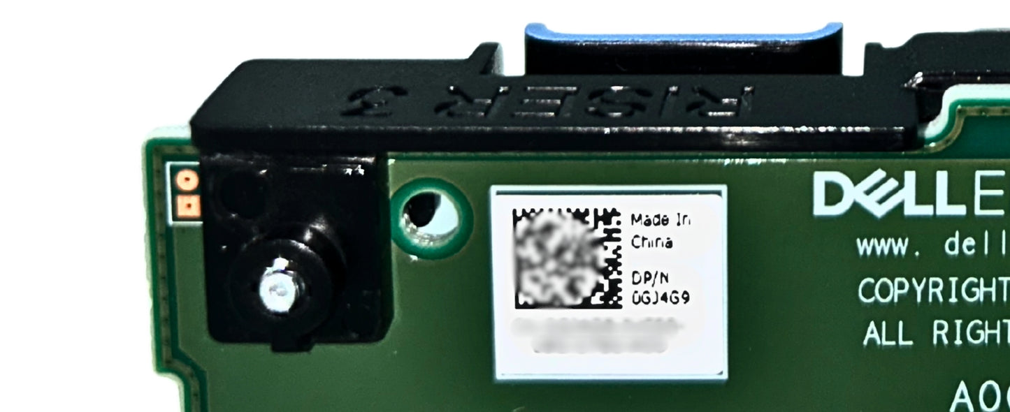 Dell GJ4G9 1X8 1x16 Riser3 Board R740/R740xd/R7425/XC740XD, Used