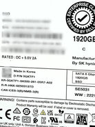 Dell GKTF1 1.92TB SSD SATA 2.5 Inch 6G MU TLC SE5031, Used