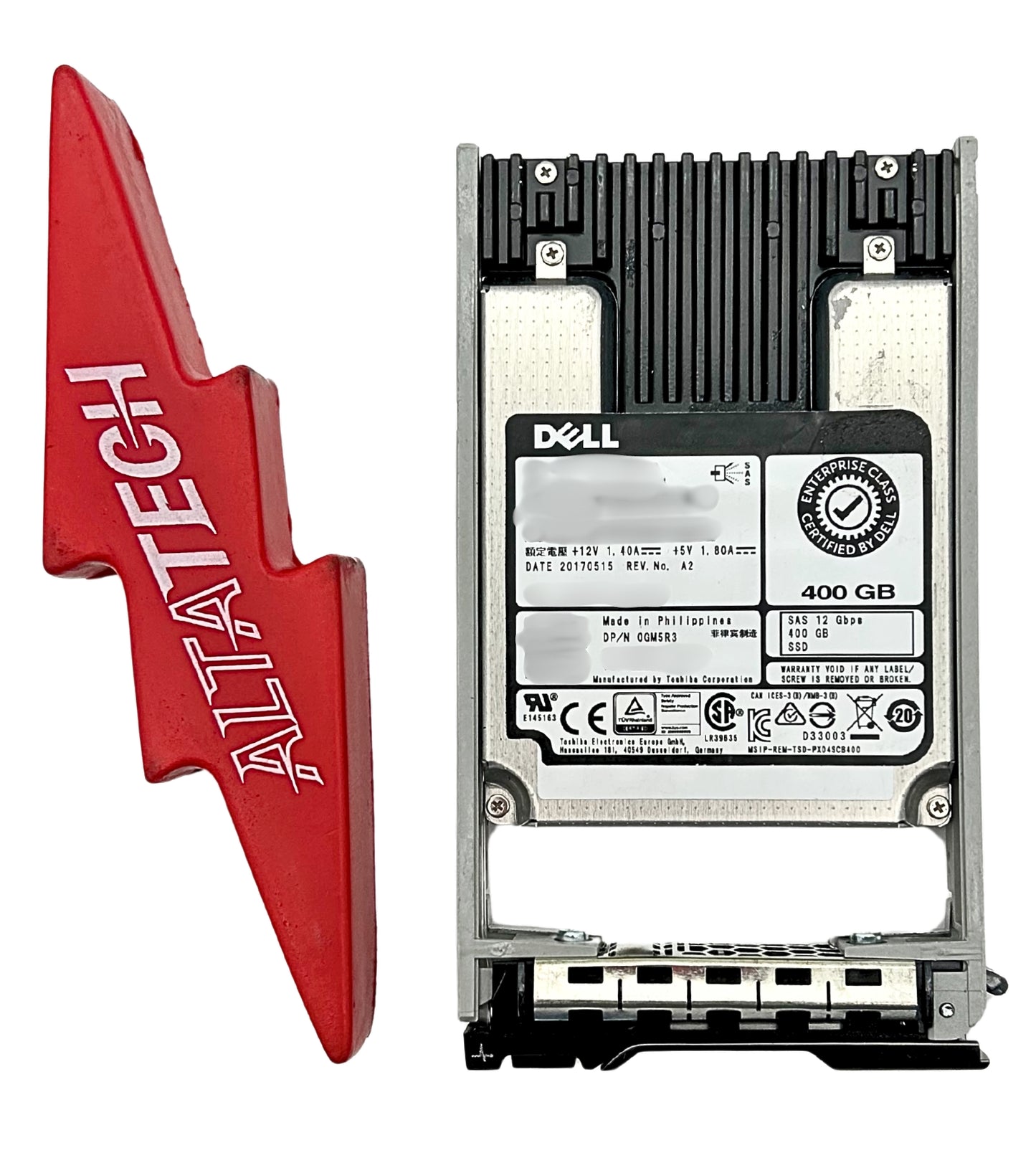Dell GM5R3 400GB SSD SAS 2.5 12G MU, Used