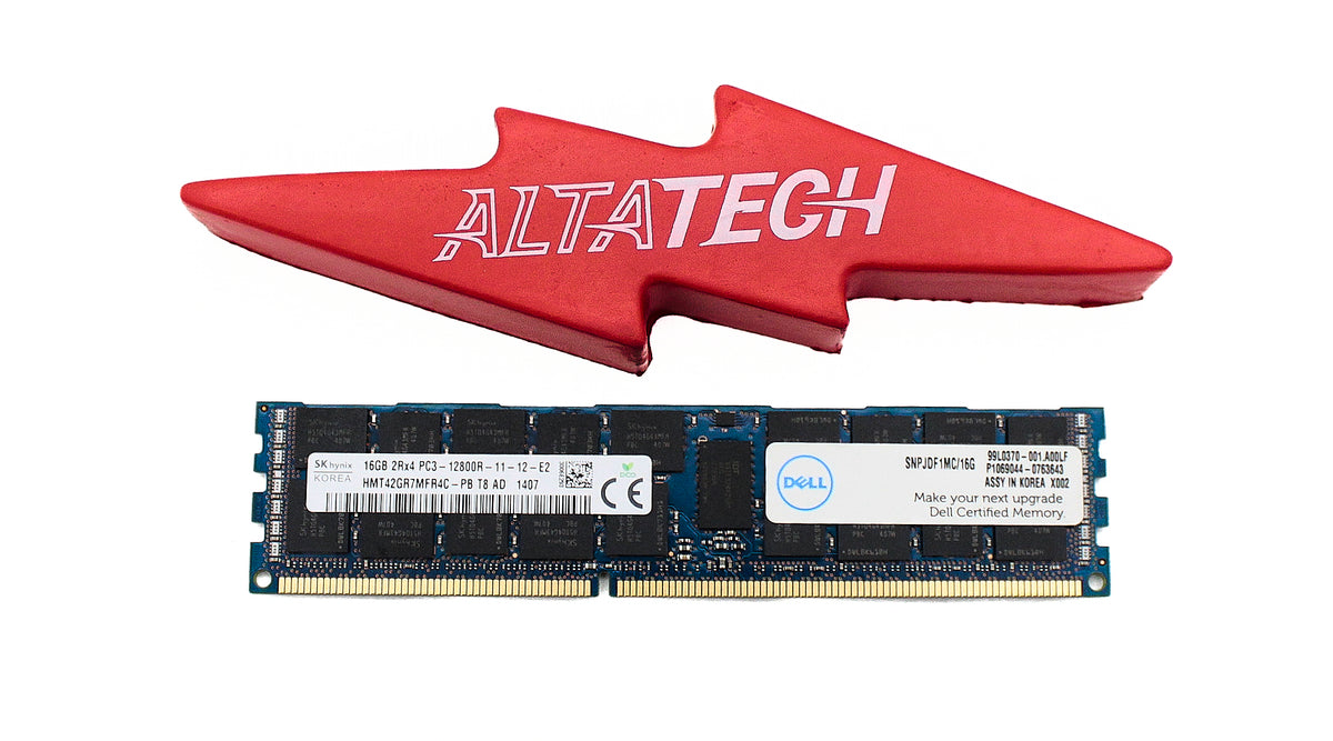 Dell GNF74 16GB PC3-12800R DDR3-1600 2RX4 ECC, Used