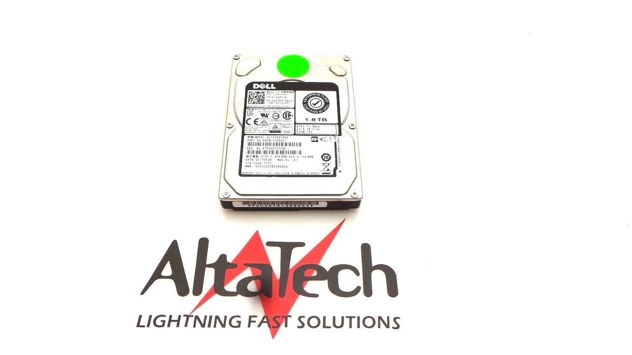 Dell 0GP3FR 1.8TB 10K SAS 2.5 12G, Used
