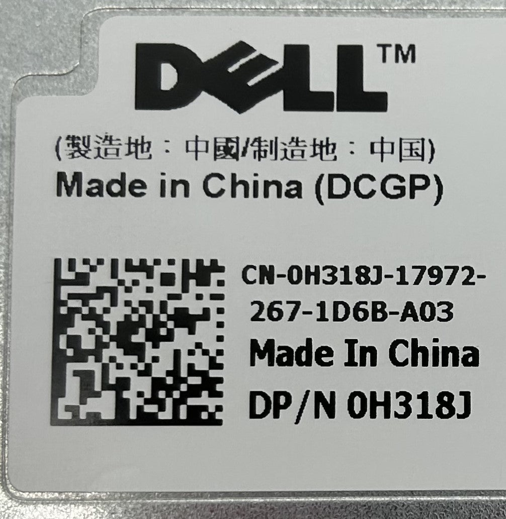 Dell H318J 500W Power Supply Delta R410, Used