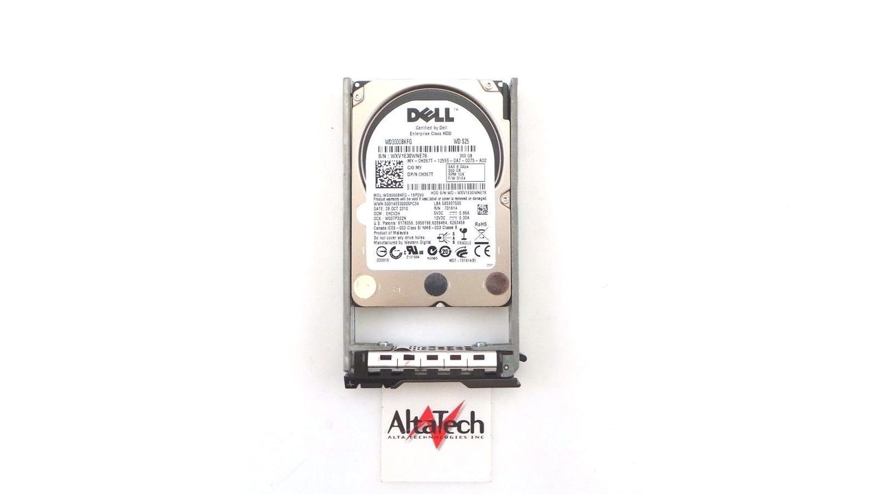 Dell H367T 300GB 10K SAS 2.5" 6G, Used
