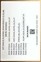 Dell H4X6X Rail Kit Sliding Ready R720/R820 LF, Used