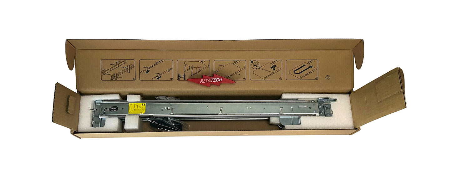 Dell H4X6X Rail Kit Sliding Ready R720/R820 LF, Used