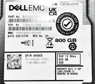 Dell H6GCD 800GB SSD SAS 2.5 12G HDD KPM6XMUG800G / SDFUN85DAB02T, Used