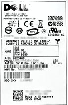 Dell H704F 300GB 15K SAS 3.5 3G 16M HDD, Used