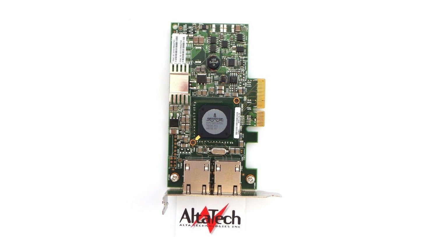 Dell 0H914R Broadcom Dual Port 1GB PCIe Network Adapter, Used