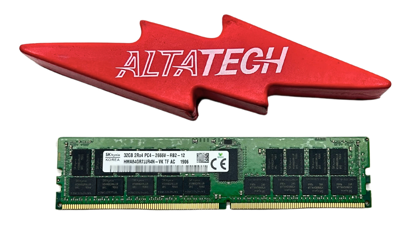 Dell HMA84GR7JJR4N-VK 32GB PC4-21300V DDR4-2666 2RX4 ECC, Used