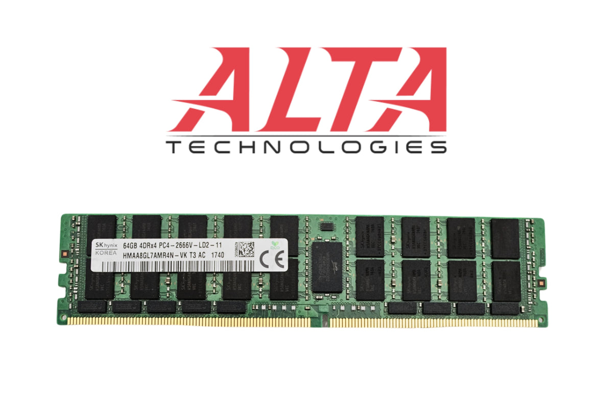 Dell HMAA8GL7AMR4N-VK 64GB PC4-21300VL DDR4-2666 4DRX4 ECC, Used