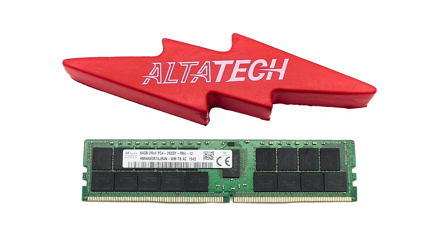 Dell HMAA8GR7AJR4N-WM 64GB PC4-23400YR DDR4-2933 2RX4 ECC, Used