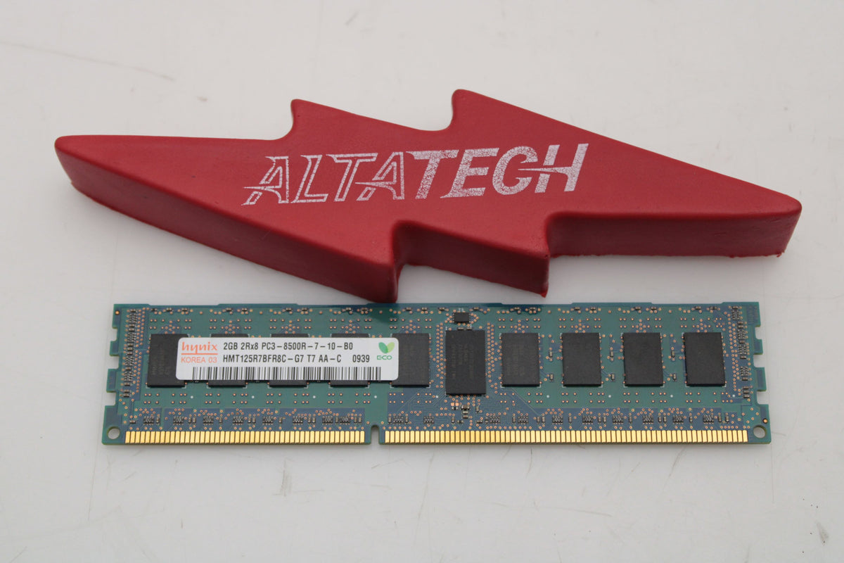 Dell HMT125R7BFR8C-G7 2GB PC3-8500R DDR3-1066 2RX8 ECC, Used