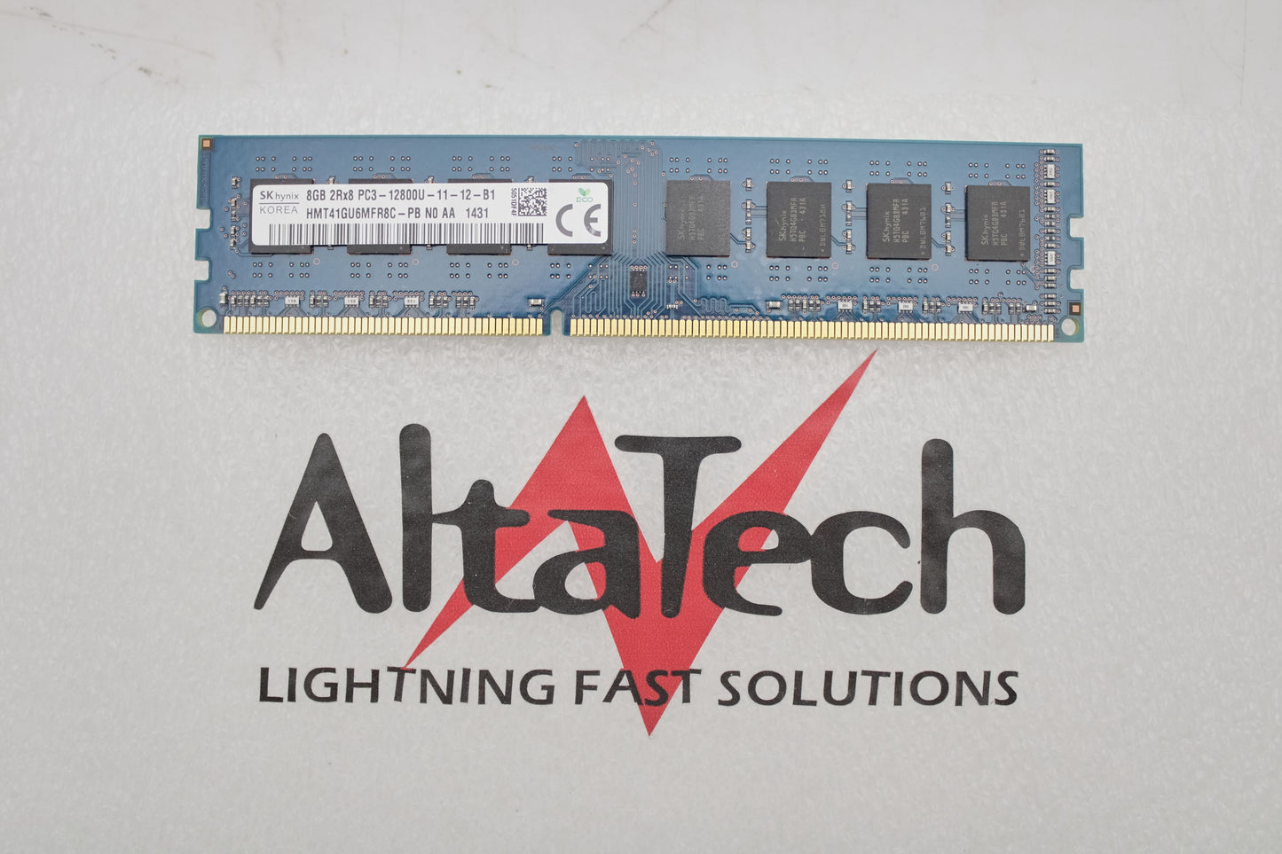 Dell HMT41GU6MFR8C-PB 8GB PC3-12800U DDR3-1600 2RX8 N-ECC, Used