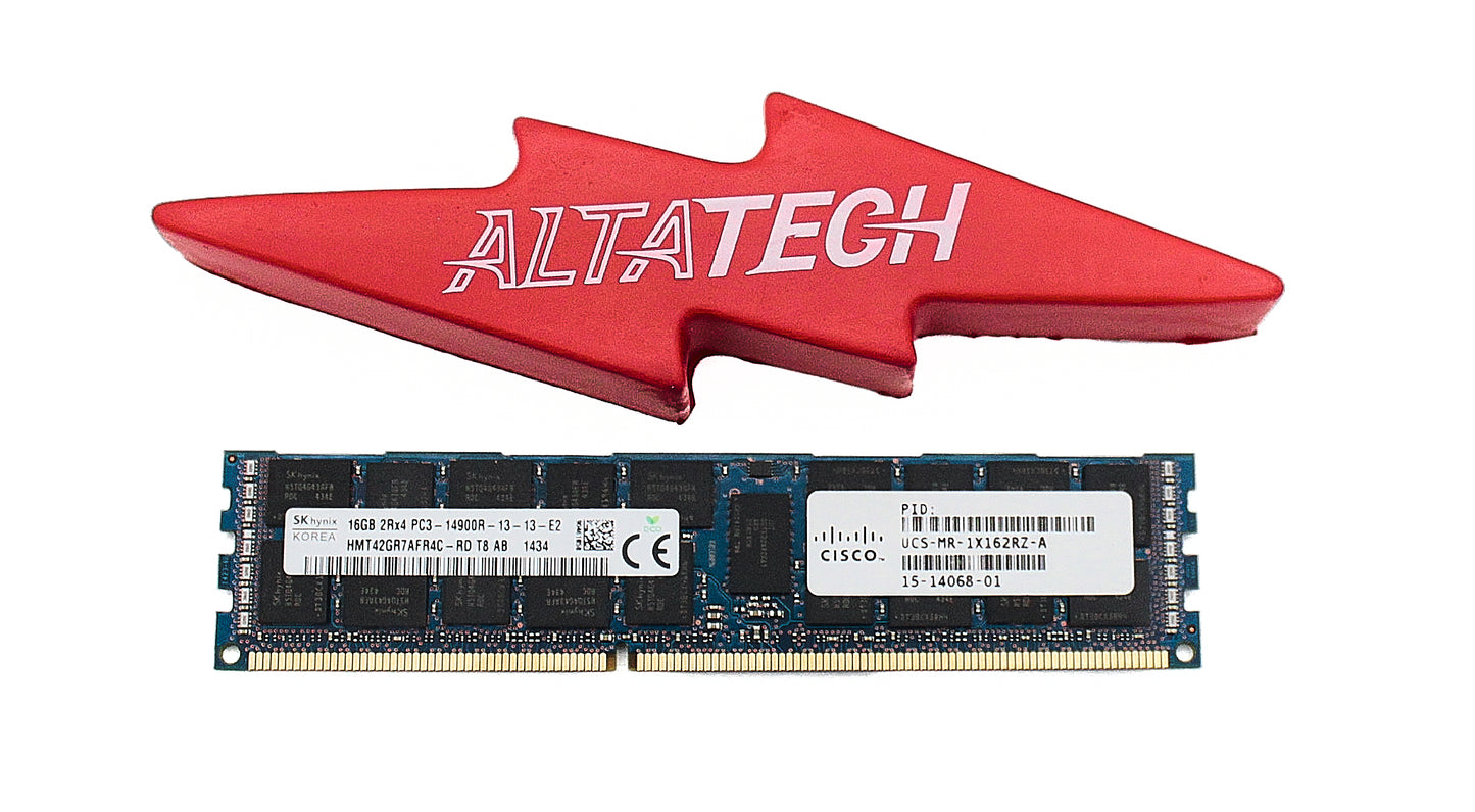 Dell HMT42GR7AFR4C-RD 16GB PC3-14900R DDR3-1866 2RX4 ECC, Used