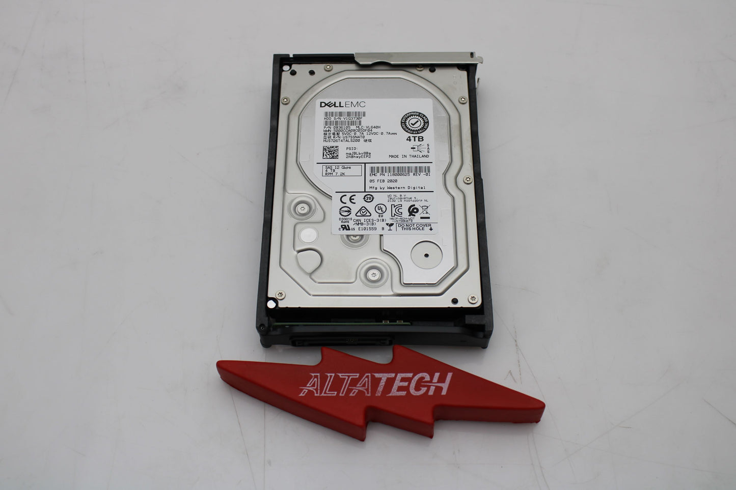 Dell HUS726T4TALS200 4TB 7.2K SAS 3.5 12G HDD, Used