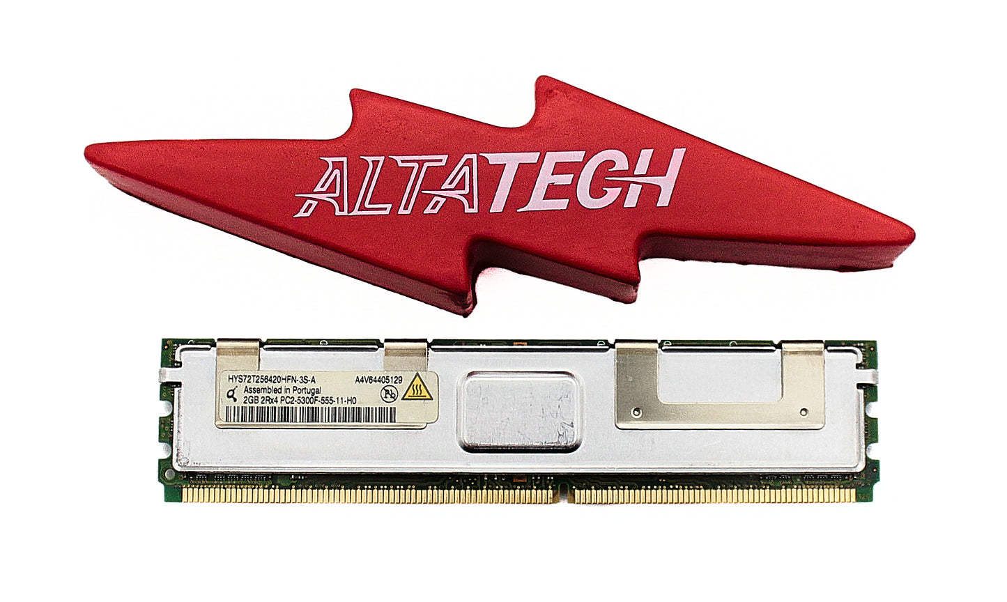 Dell HYS72T256420HFN-3S-A 2GB PC2-5300F DDR2-667 2RX4 ECC, Used