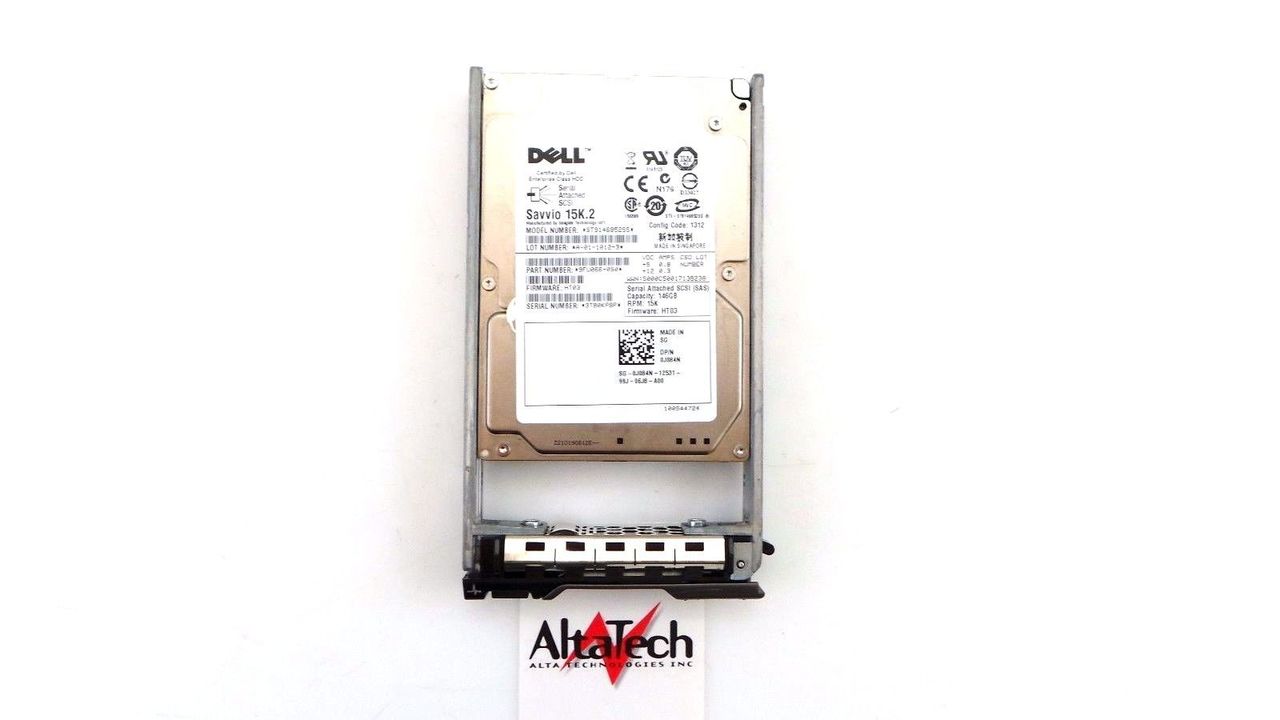 Dell J084N 146GB 15K SAS 2.5" 3G, Used