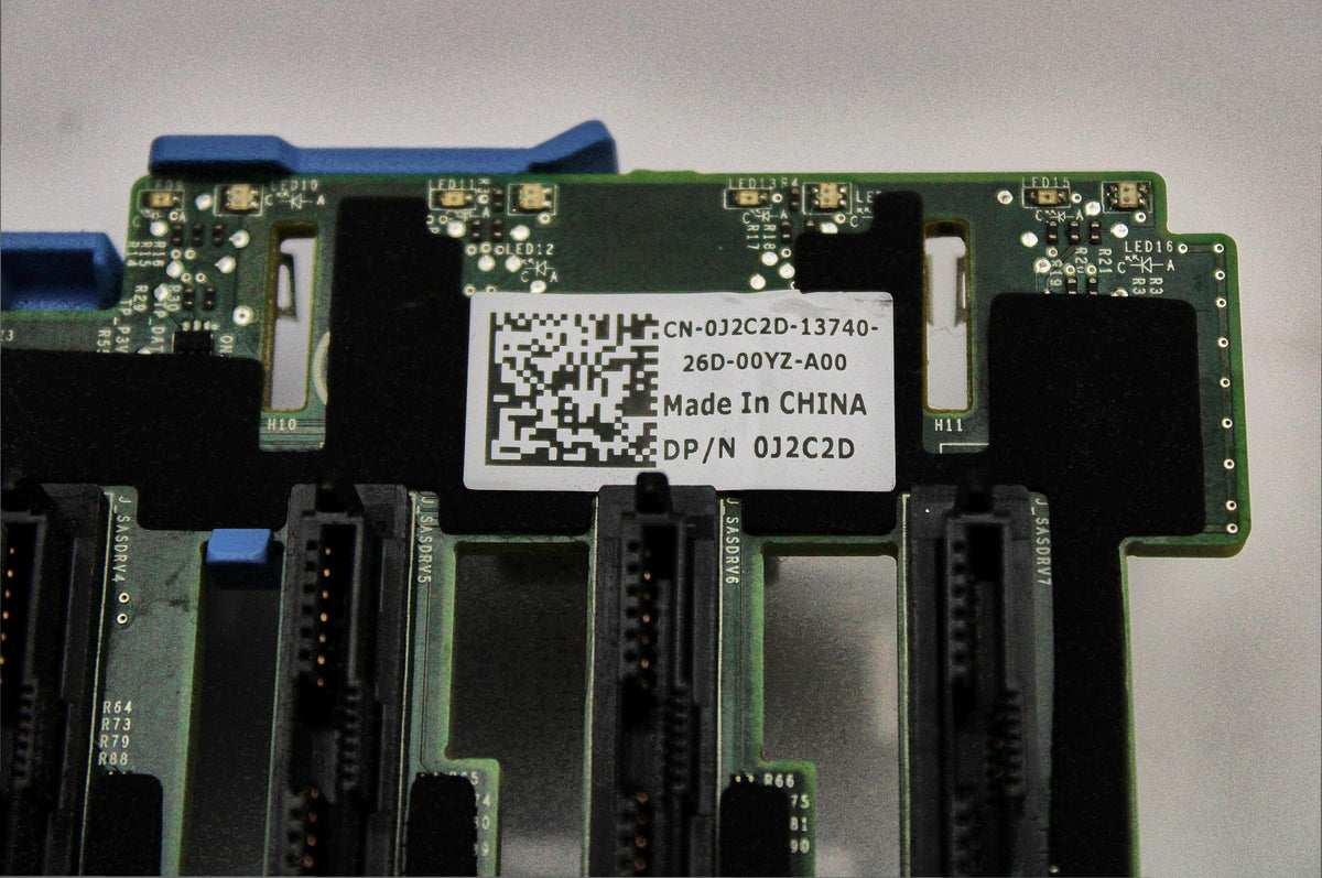 Dell J2C2D Backplane 8x2.5'' SFF R720/R820, Used