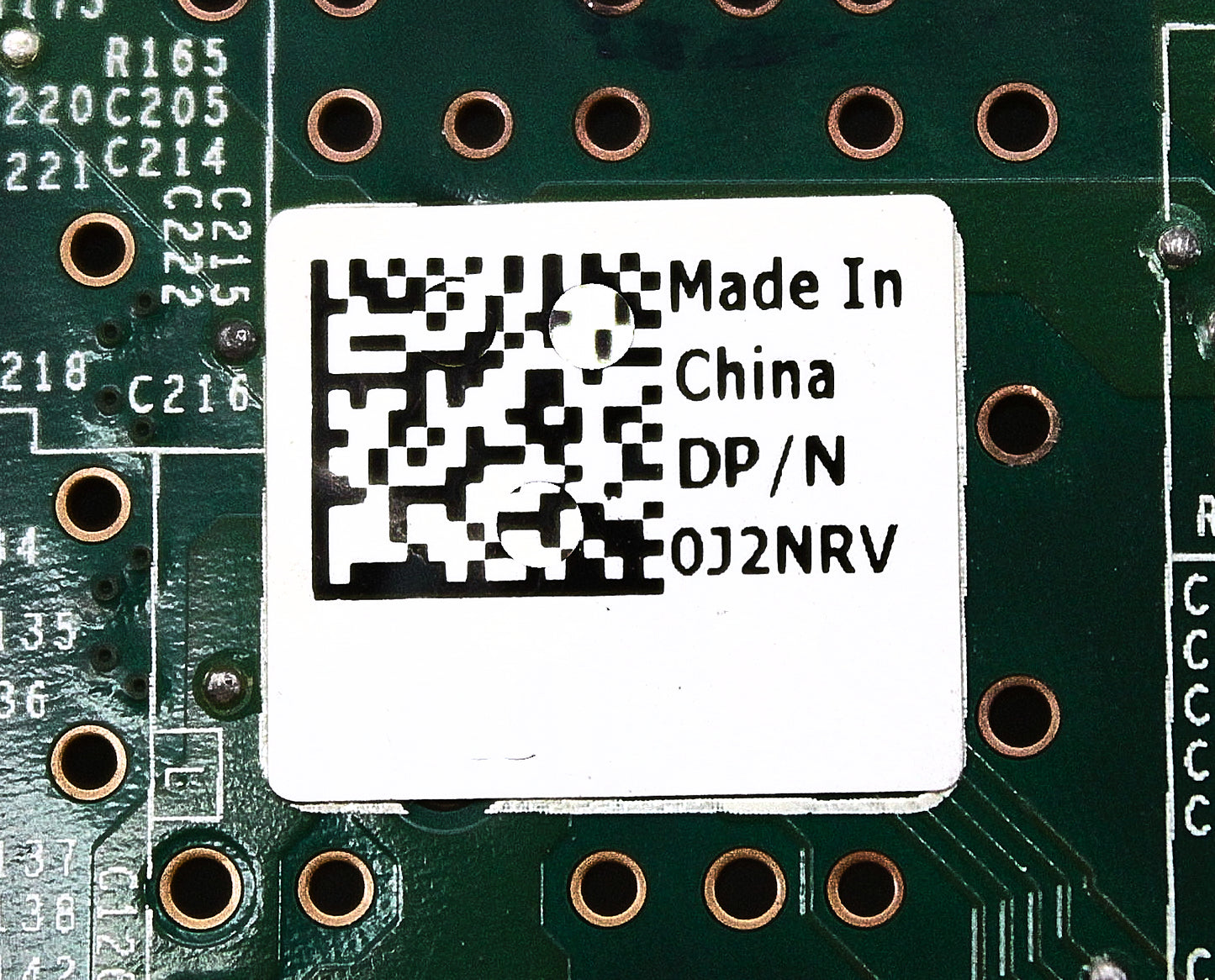 Dell J2NRV BROADCOM 57416 DP 10GB-T LOM RDN, Used