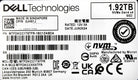 Dell JH61J 1.92TB SSD 2.5 NVME U.2 GEN 4, Used