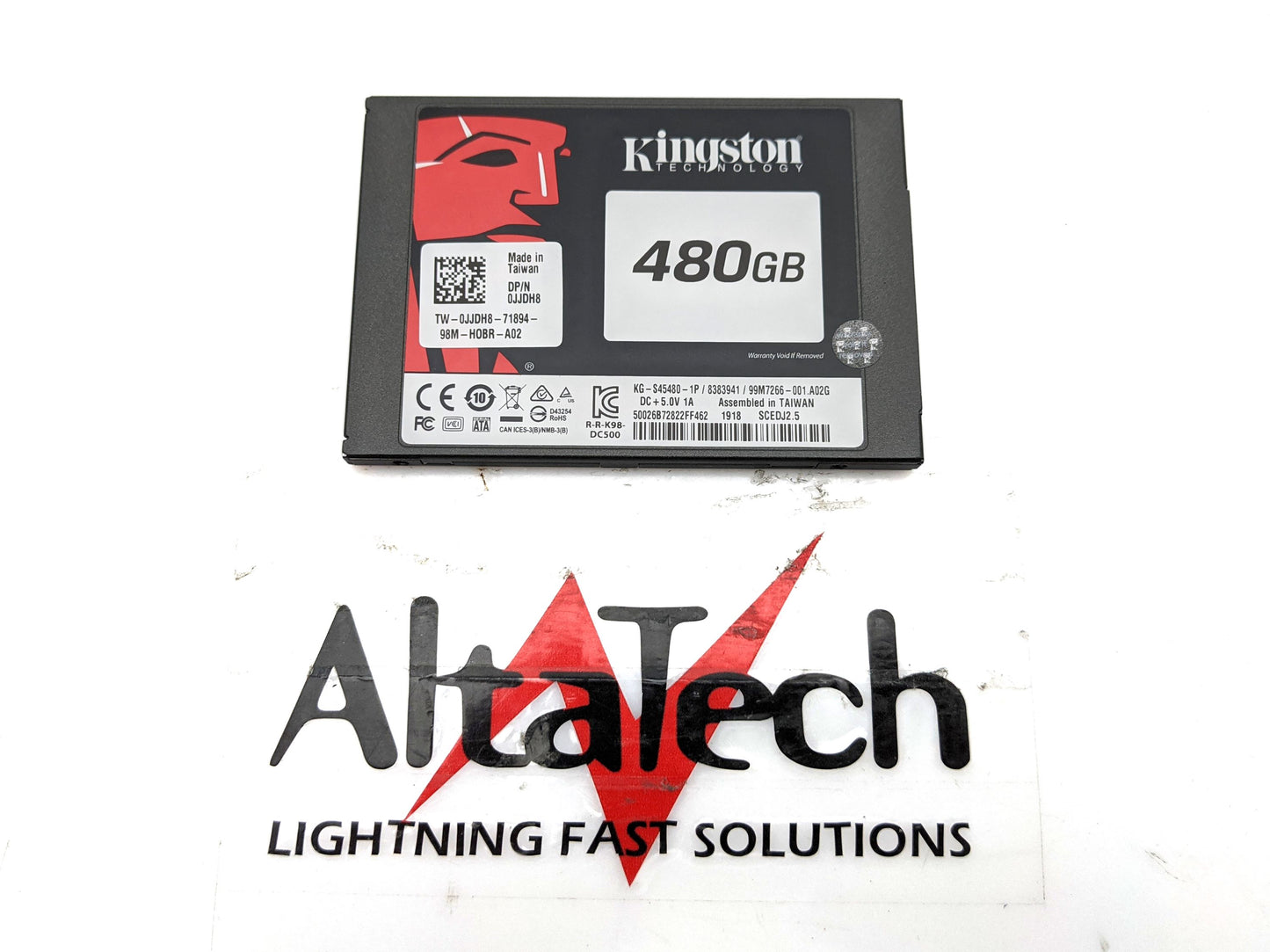 Dell 0JJDH8 480GB SSD SATA 2.5" 6G Open Box, Used