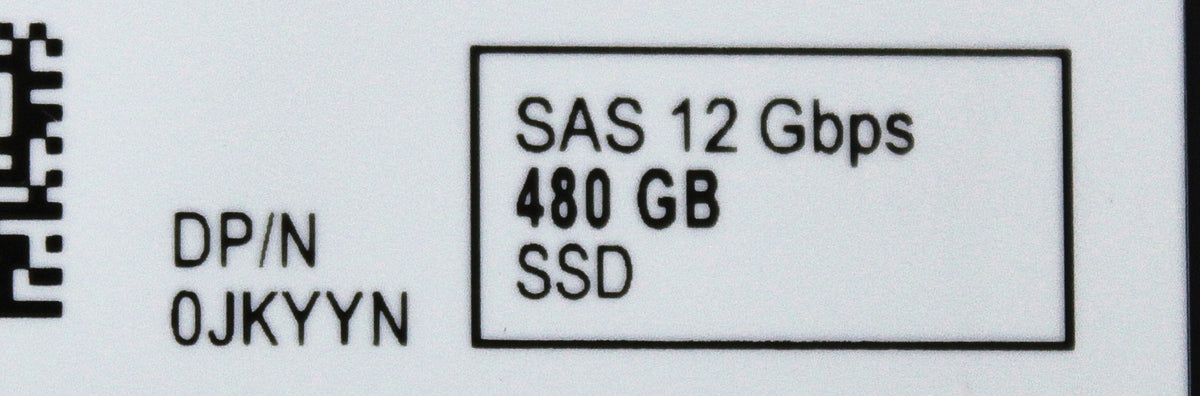 Dell JKYYN-CML 480GB SSD SAS 2.5 12G EP+ MZILS480HEGR-000D4 / MZ-ILS480H, Used