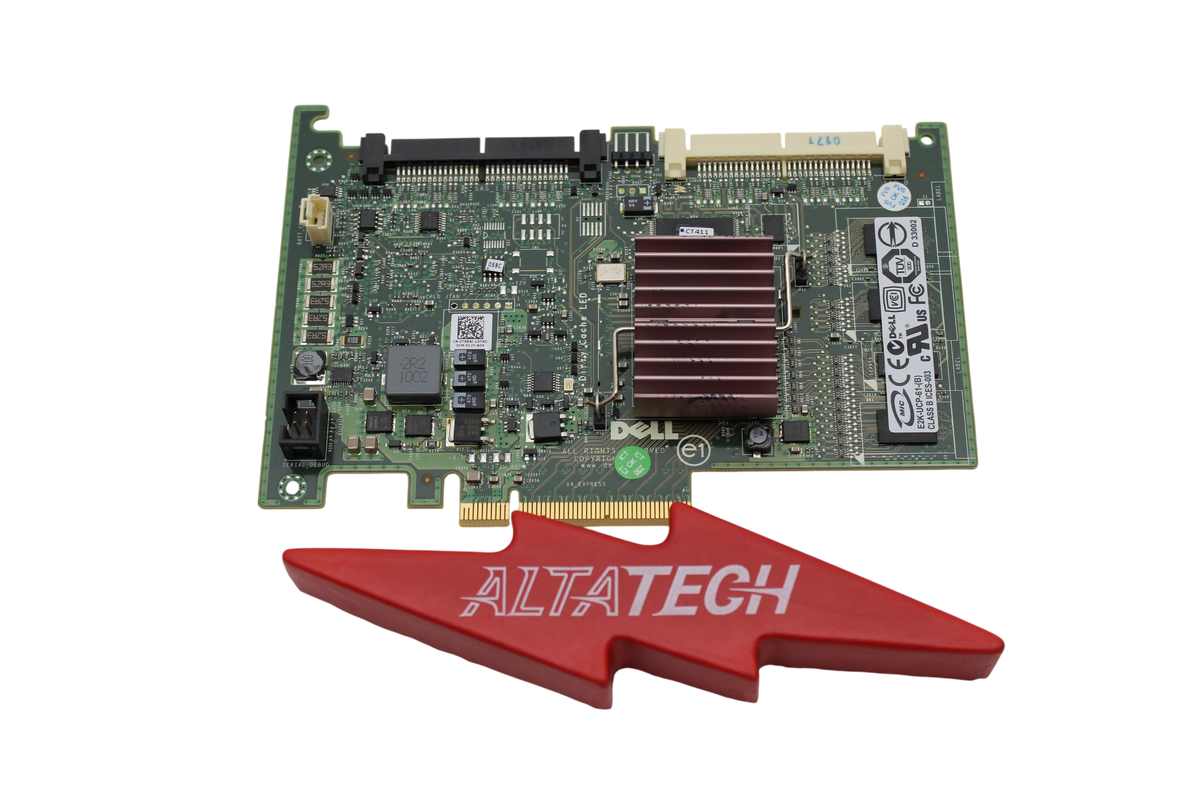 Dell JT167 PERC 6I SAS 256MB PCI-E Raid Controller, Used