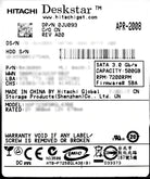 Dell JU093 500GB 7.2K SATA 3.5 3G, Used