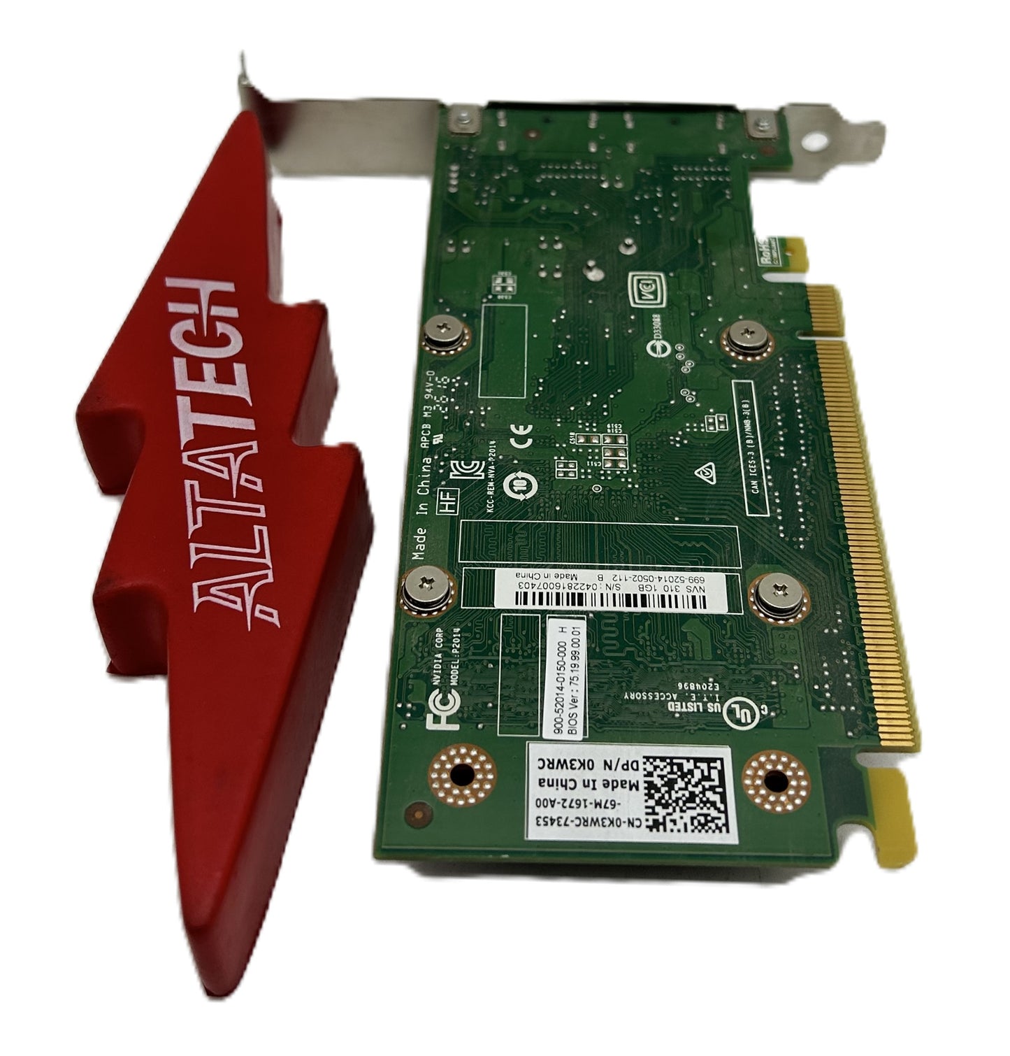 NVIDIA K3WRC NVIDIA Quadro NVS 310 512MB Dual Port Low Profile, Used