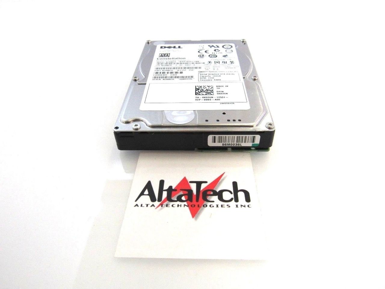 Dell K836N 160GB 7.2K SATA 2.5" 3G, Used