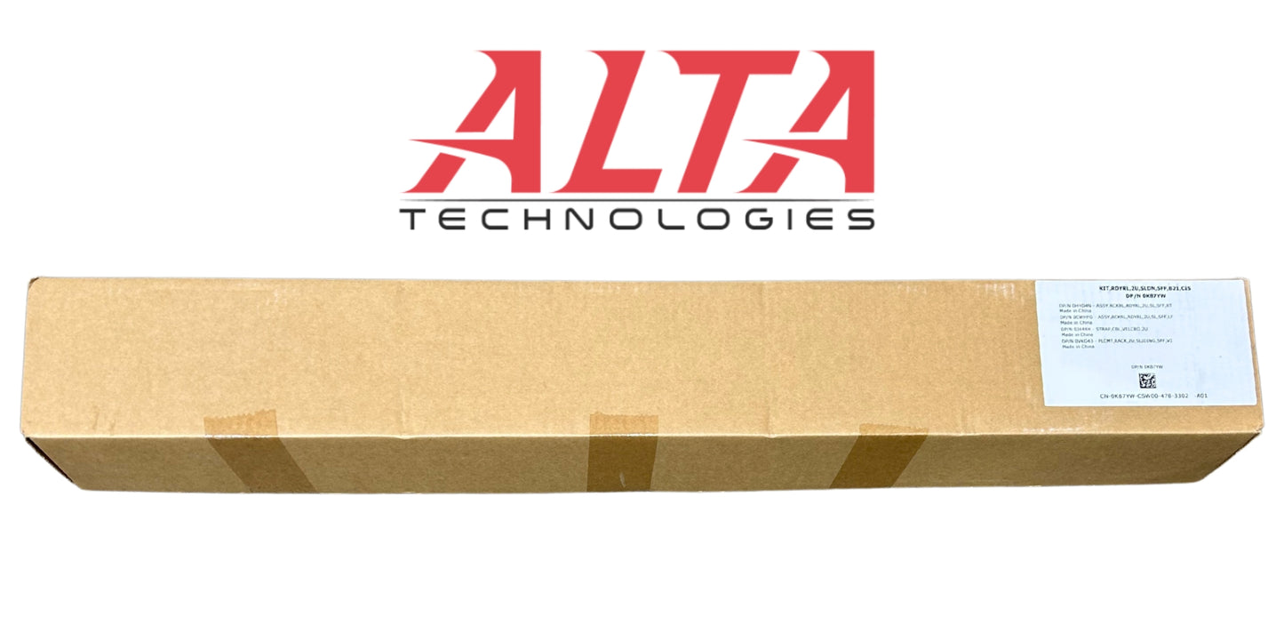 Dell K87YW Rail Kit Sliding II 2U, B21, R760 R7960, Used