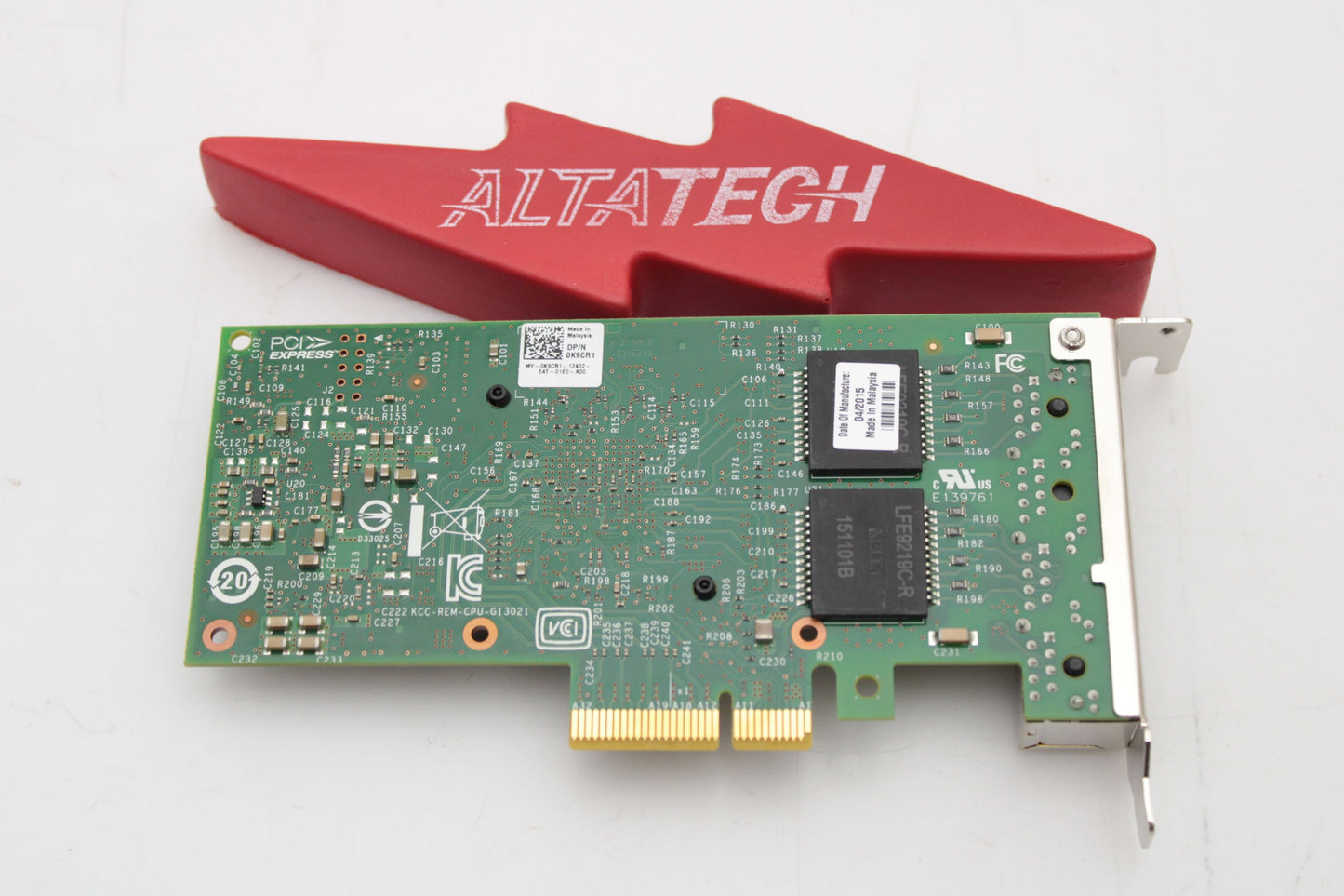 Dell K9CR1 Intel i350-T4 QP PCI-E LP, Used
