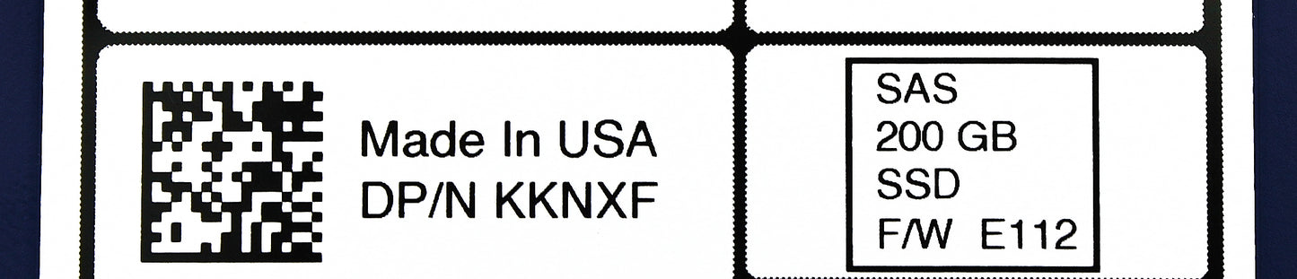 Dell KKNXF 200GB SSD SAS 2.5" 6G, Used