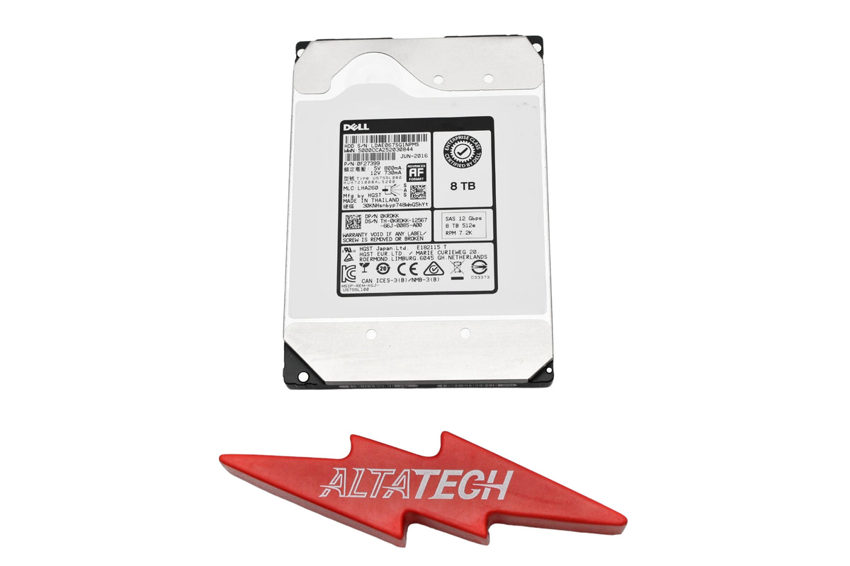 Dell KRDKK 8TB 7.2K SAS 3.5 12G, Used