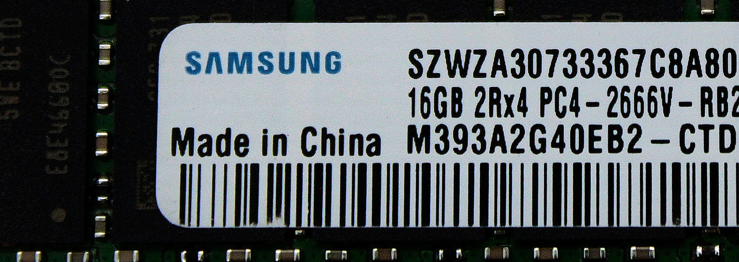 Dell M393A2G40EB2-CTD 16GB PC4-21300V DDR4-2666 2RX4 ECC, Used