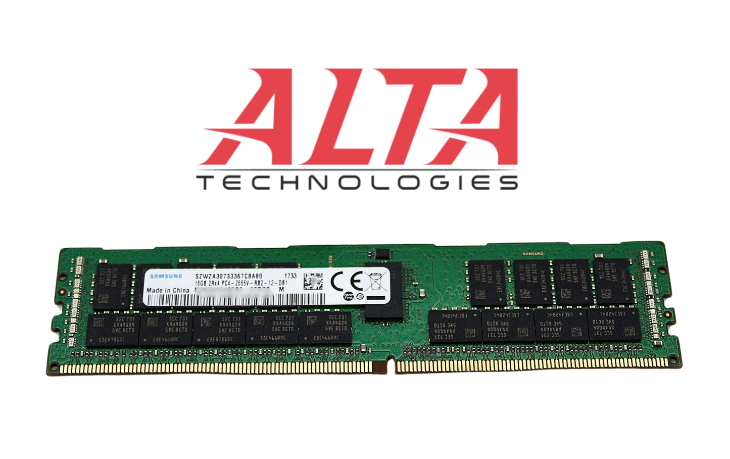 Dell M393A2G40EB2-CTD 16GB PC4-21300V DDR4-2666 2RX4 ECC, Used